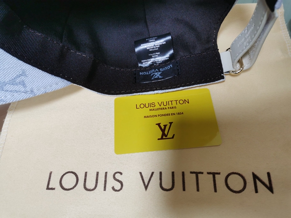 ブランド帽子角部分ディテール